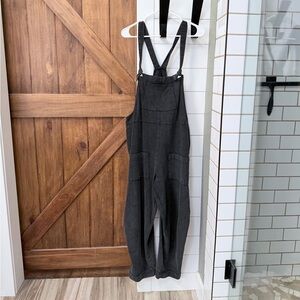 Piper and Scoot Stylish Black Overalls for Women
